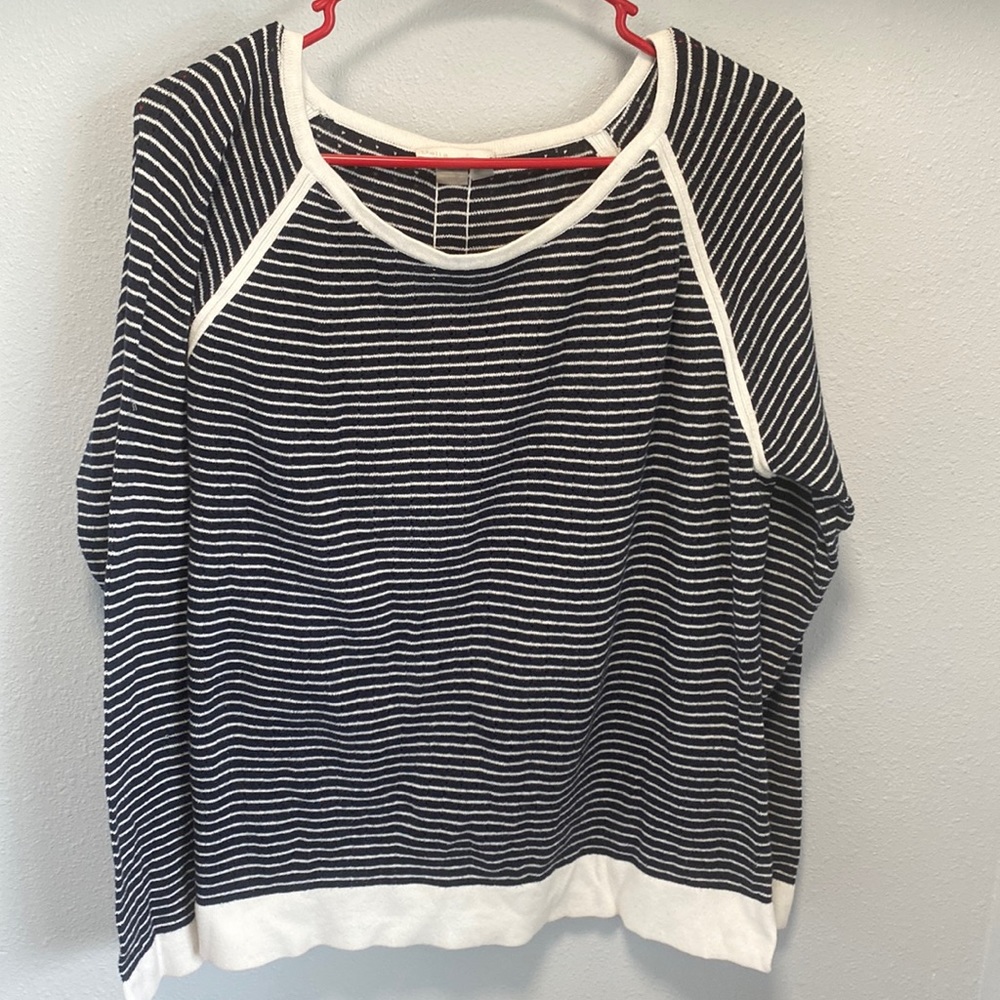 Dalia knit striped shirt